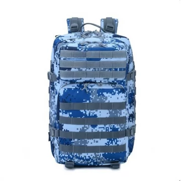 Adventure hátizsák laptoptartóval navy digital + ajándék patch