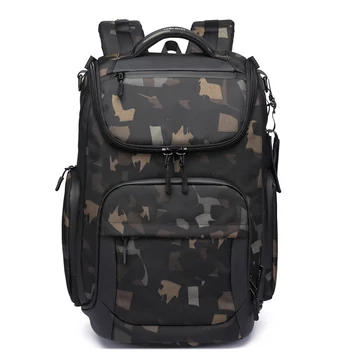 Ozuko 9409 Ergonomikus vízálló hátizsák laptoptartóval camo