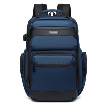 Ozuko 9770 Office hátizsák laptoptartóval kék
