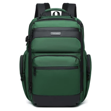 Ozuko 9770 Office hátizsák laptoptartóval zöld