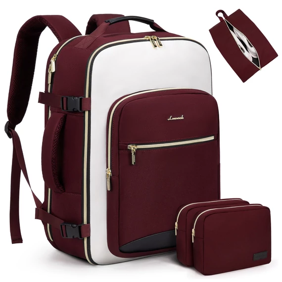 Lovevook Travel Hátizsák vörös-bézs